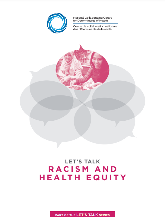 'Let's Talk: Racism and Health Equity' report cover