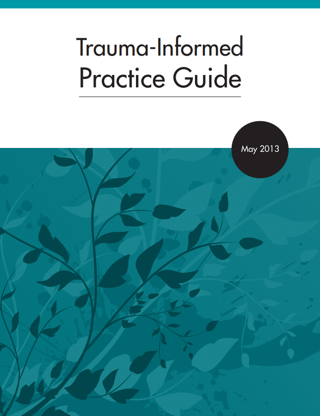 'Trauma-Informed Practice Guide' report cover