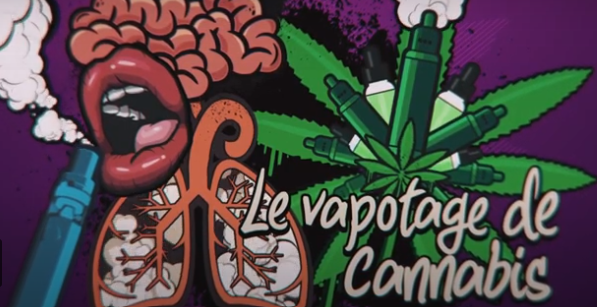 "Le vapotage de Cannabis"