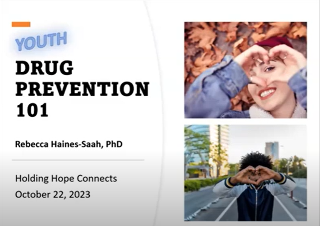 White background with text "Youth Drug Prevention 101"